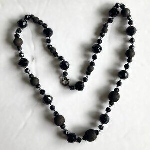 Antique Black Mourning Victorian Necklace